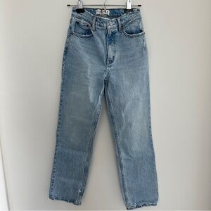 Abercrombie ultra high rise 90s straight